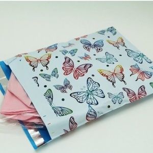 50 pieces 10x13 butterfly design polymailer